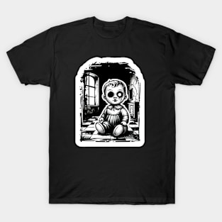 horror creepy doll T-Shirt